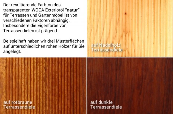 WOCA Exterior Wood l - Gartenmbell Natur  Exterior Oil - Auenholzl |  WOCA Shop