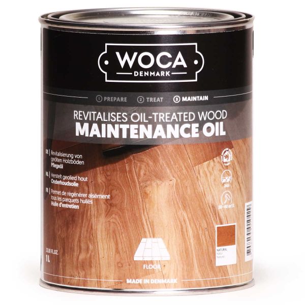 Pflegeöl braun 1 Liter / WOCA maintenance oil
