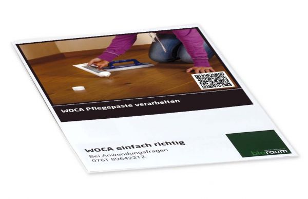Pflegepaste verarbeiten