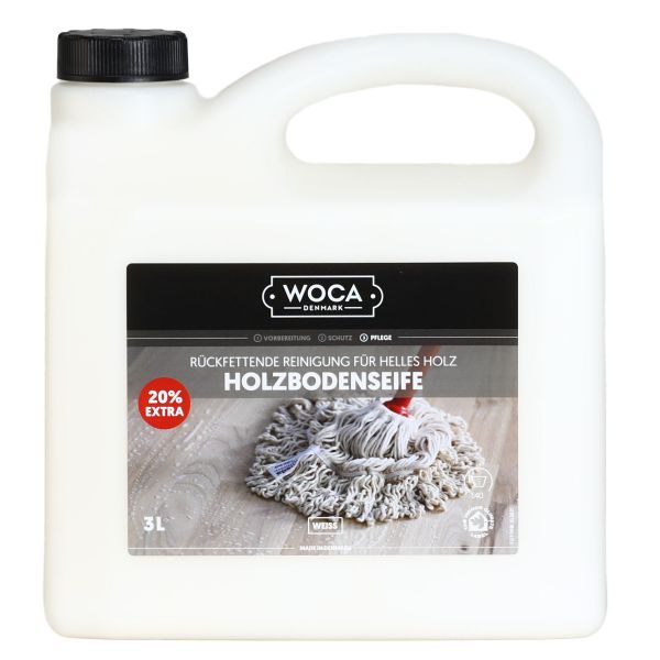 Holzbodenseife weiß